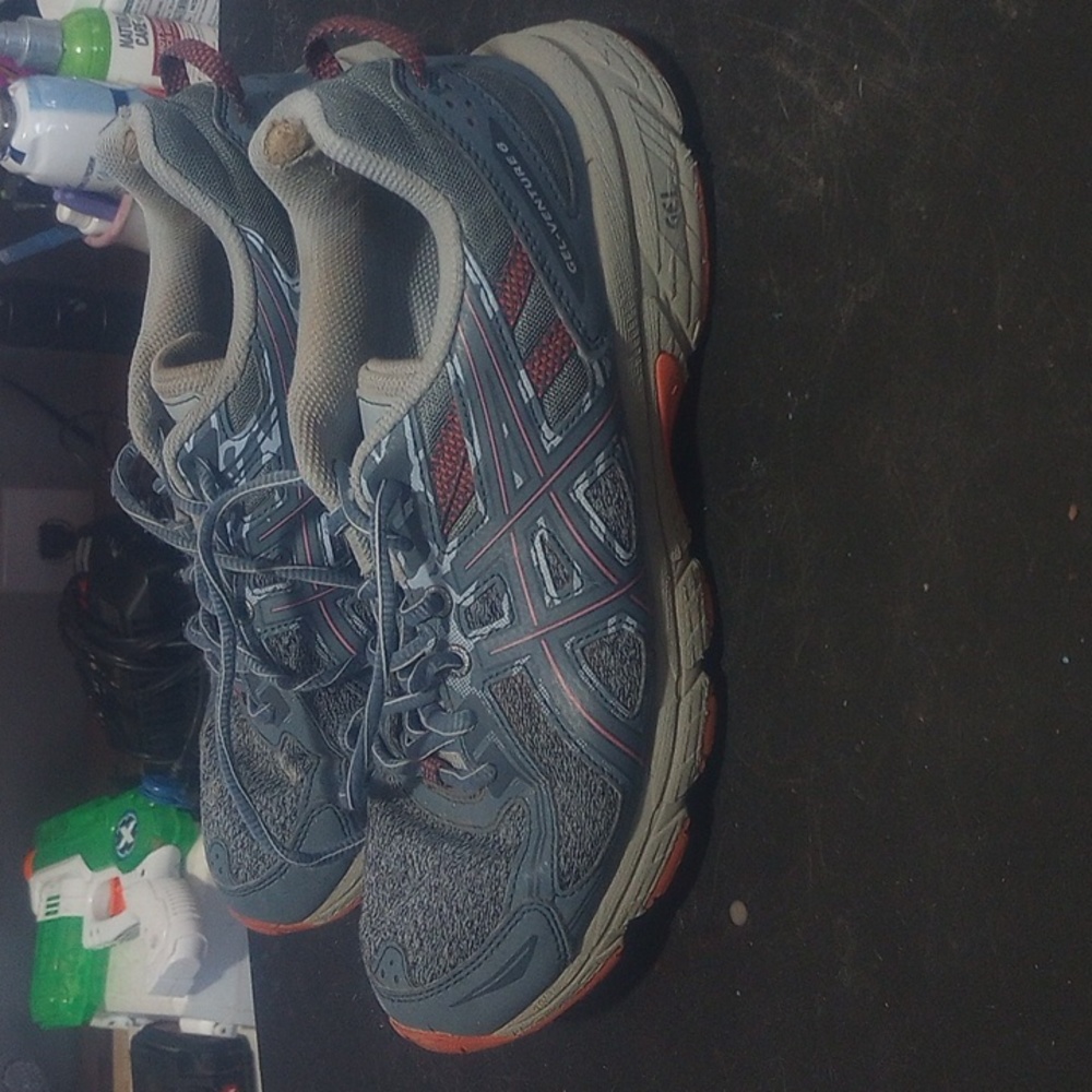 Aasics blue and red size 10